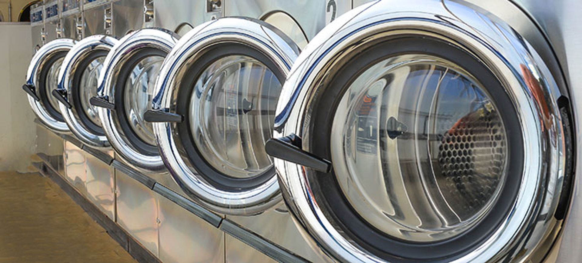 Row Of Washing Machines